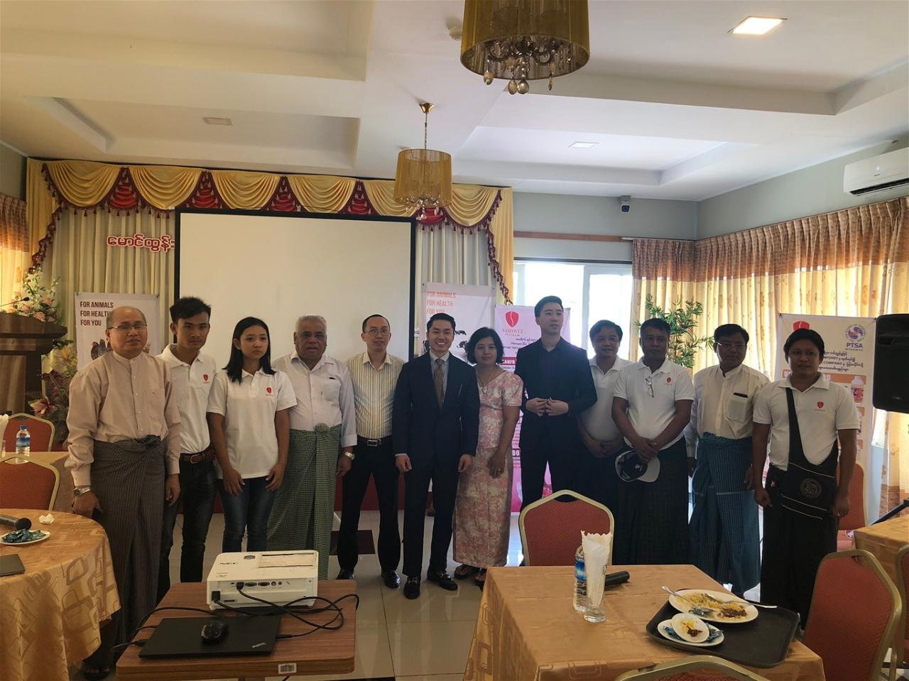 Sanfovet tổ chức hội thảo tại 3 thành phố ở myanmar 2019 (04/05 – 10/05)