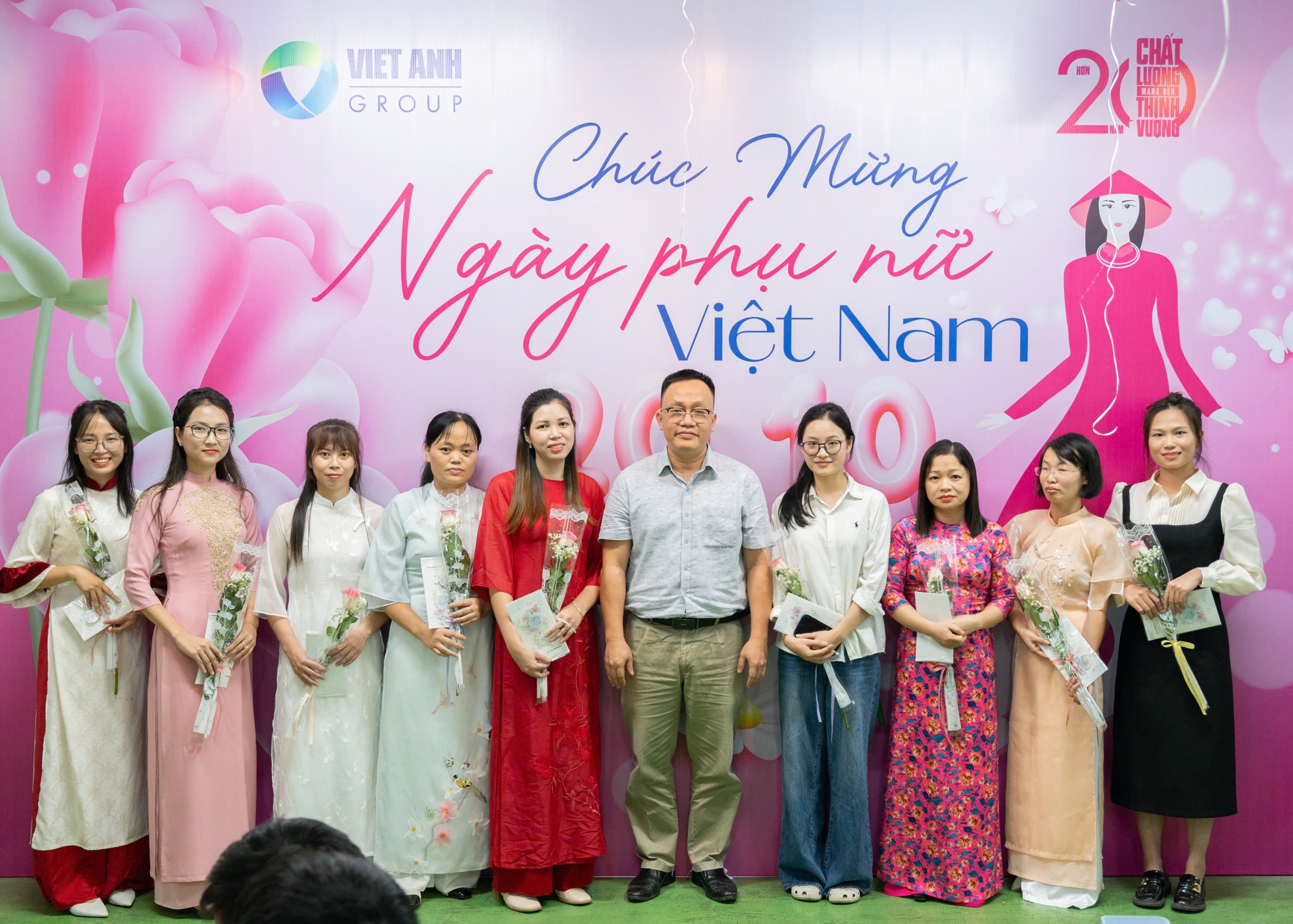 VIET ANH GROUP nhiệt liệt chào mừng ngày Phụ nữ Việt Nam 20.10