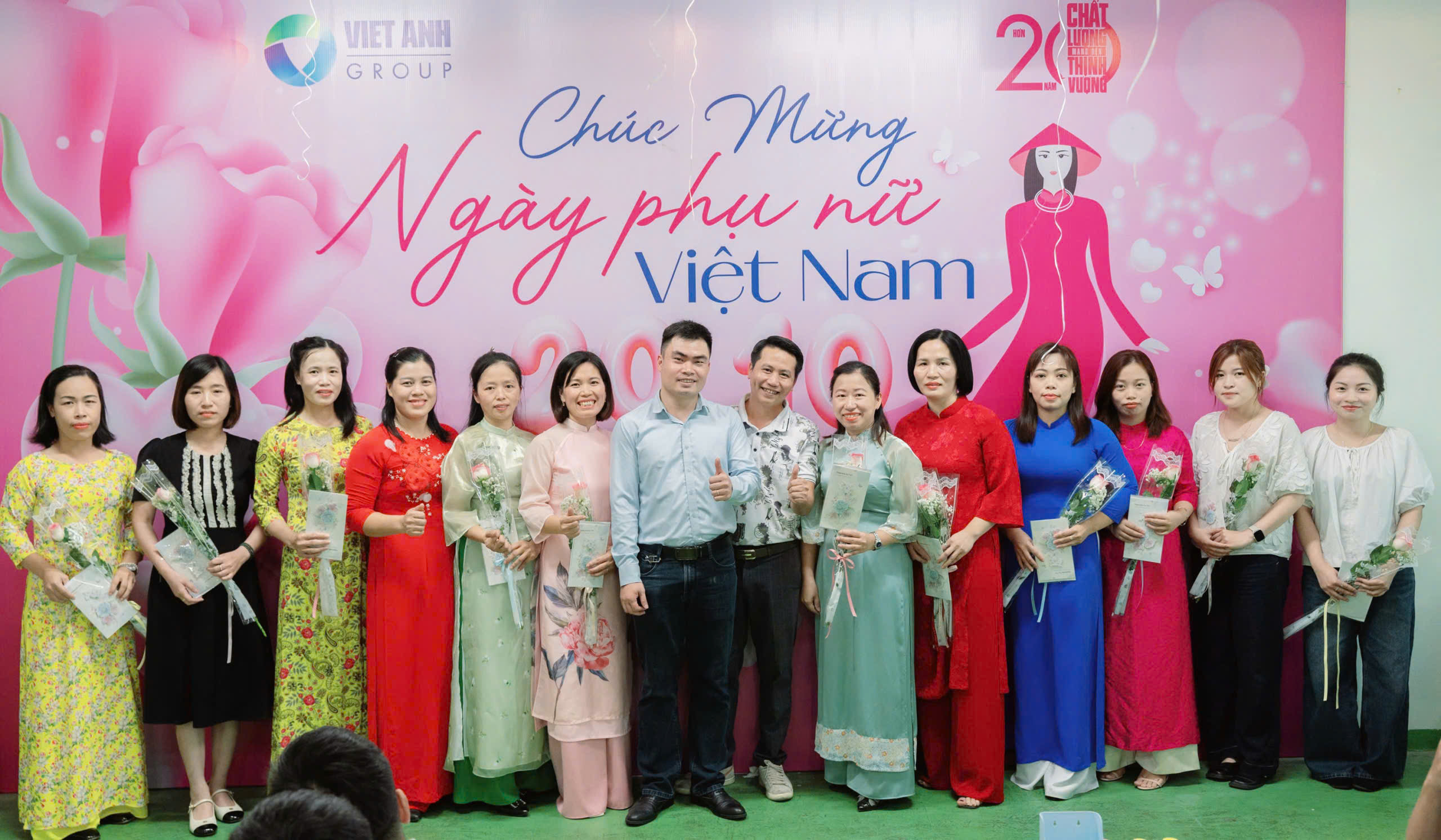 VIET ANH GROUP nhiệt liệt chào mừng ngày Phụ nữ Việt Nam 20.10