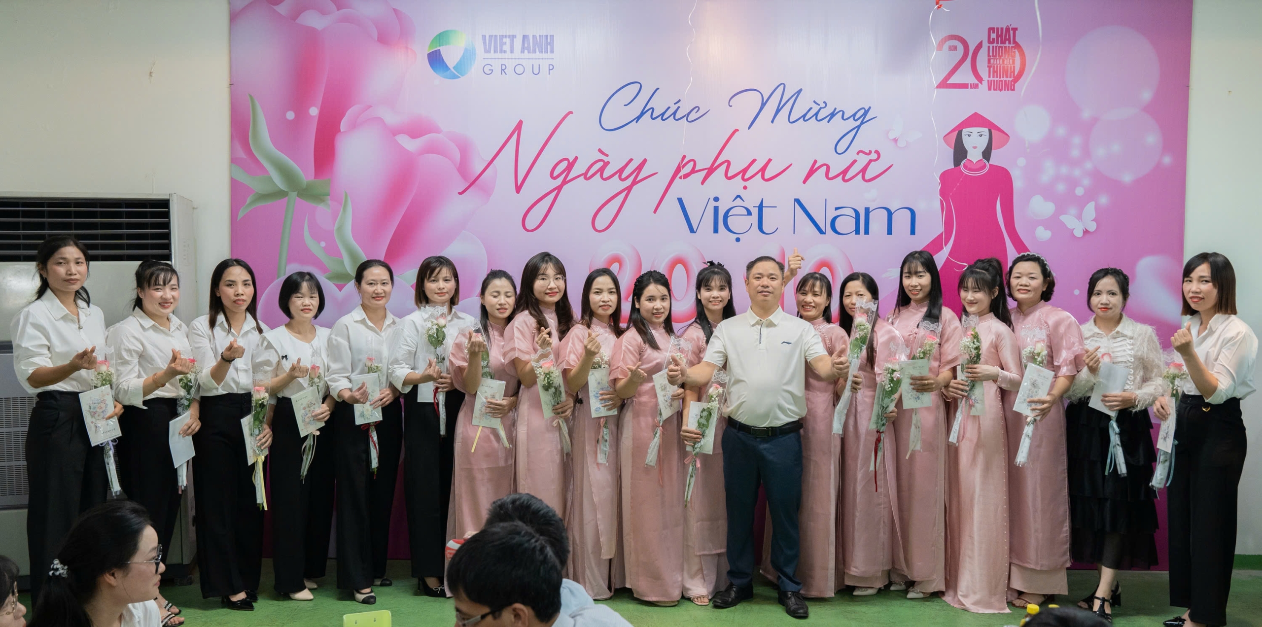 VIET ANH GROUP nhiệt liệt chào mừng ngày Phụ nữ Việt Nam 20.10