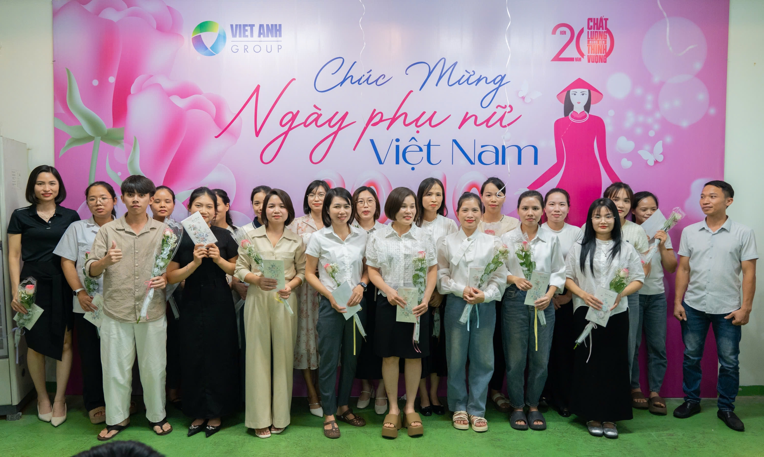 VIET ANH GROUP nhiệt liệt chào mừng ngày Phụ nữ Việt Nam 20.10