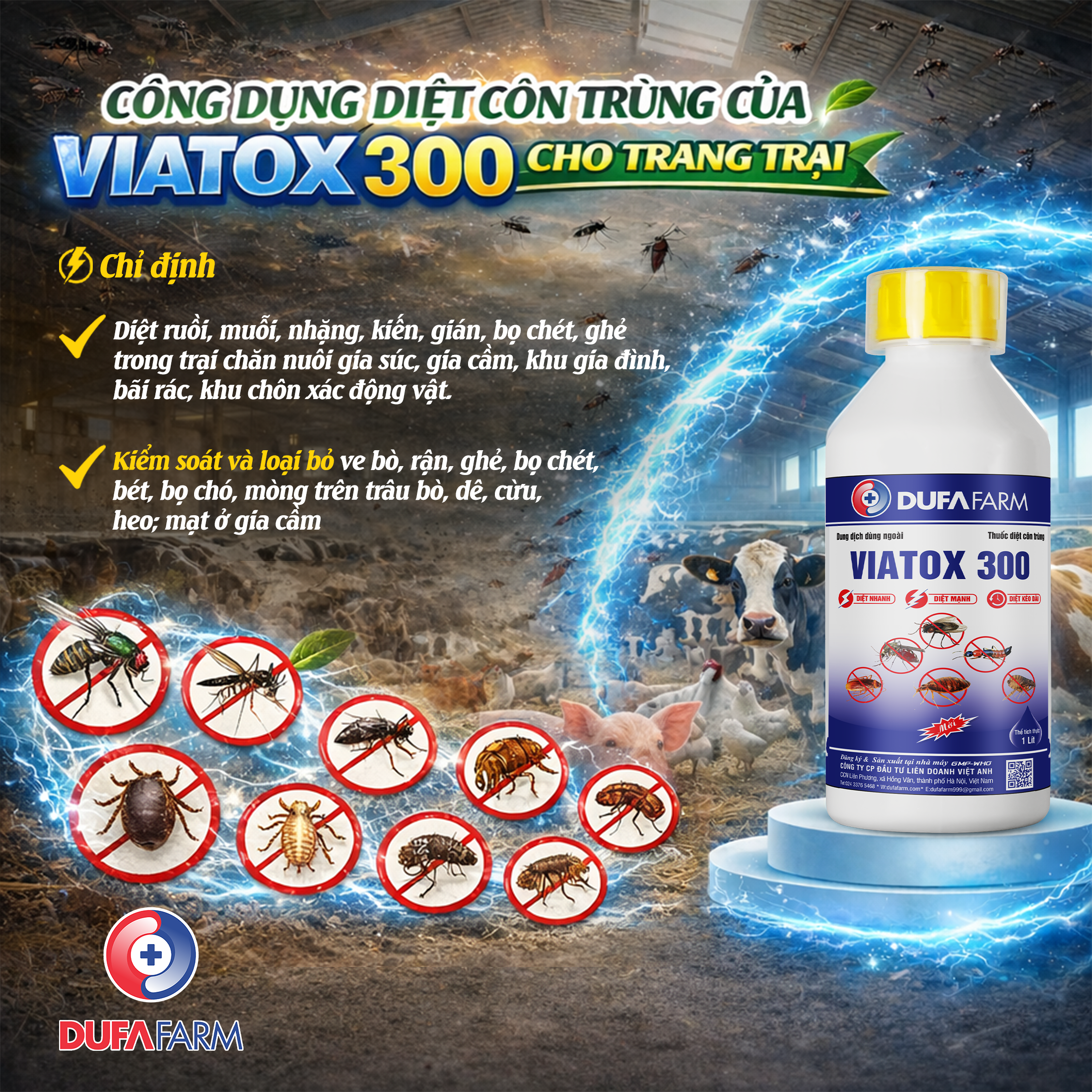 MỐI NGUY HIỂM CỦA CÔN TRÙNG TRONG THÚ Y? GIẢI PHÁP DIỆT HIỆU QUẢ