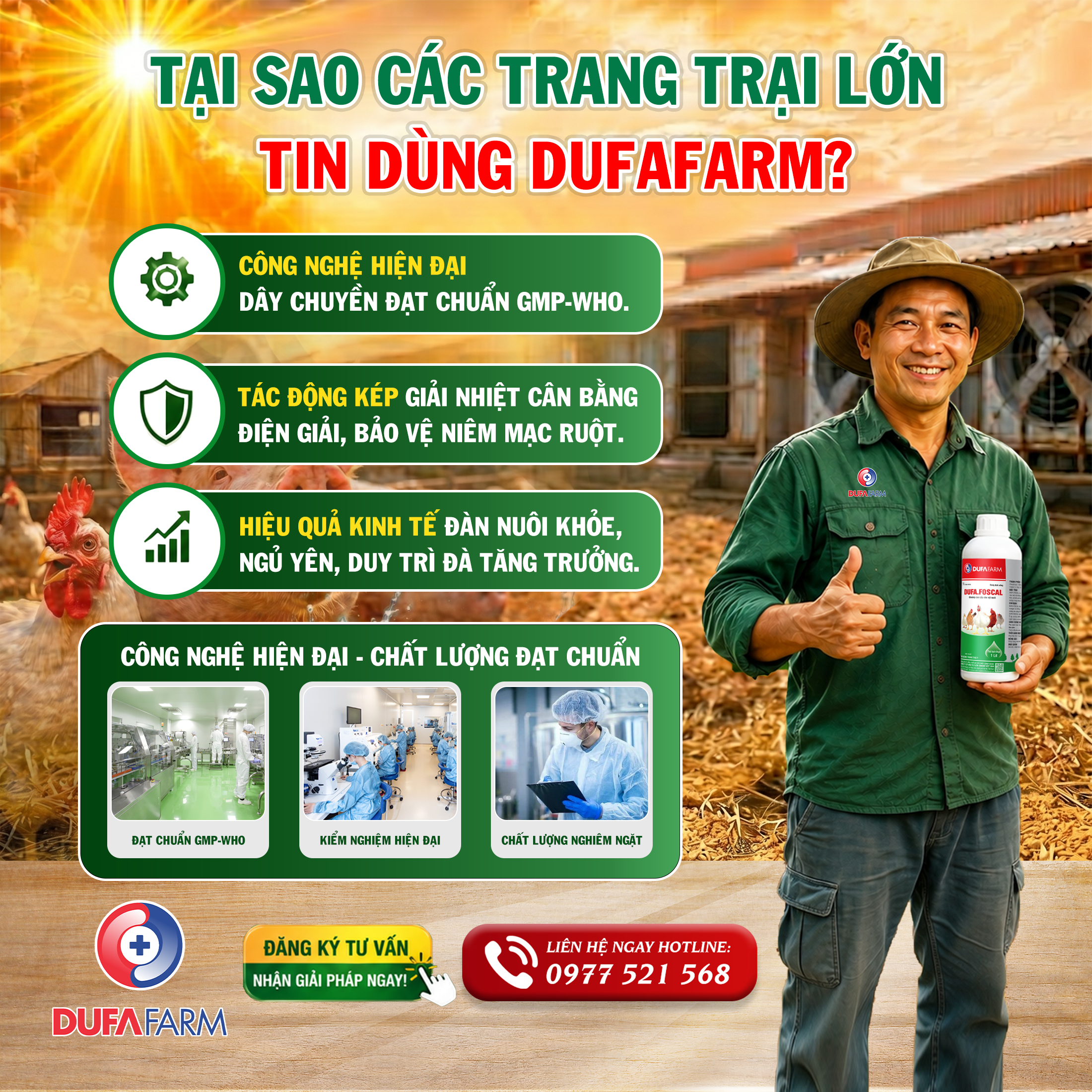 RA MẮT BỘ SẢN PHẨM CHỐNG NÓNG CHO ĐÀN GIA SÚC, GIA CẦM