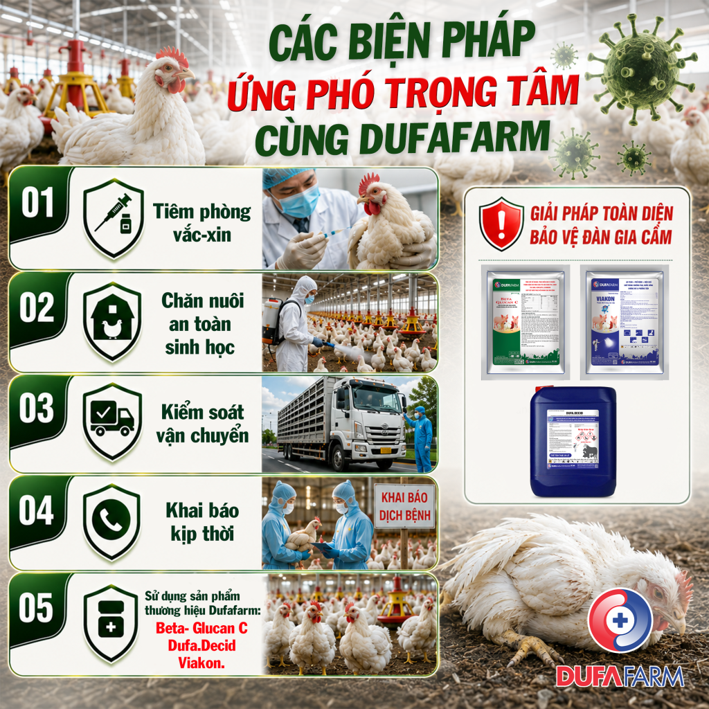 Cúm gia cầm H5N1: Chủ động phòng ngừa để bảo vệ đàn gia cầm